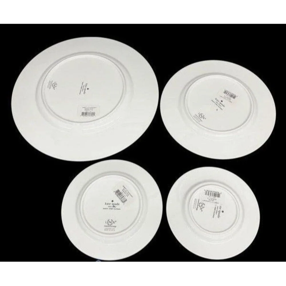 Kate Spade Lenox Emmett Street Platinum 5 Piece Dinner Set